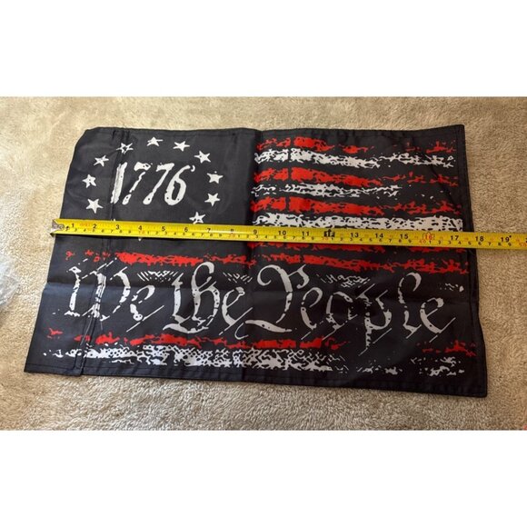 American Garden Flag 1776 We The People Banner 18 X 12" Double Sided - Picture 5 of 5